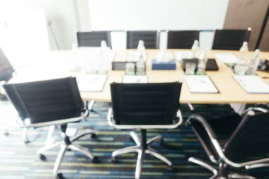 Soyut bulanıklık ve ufuk toplantı ofis iç Oda