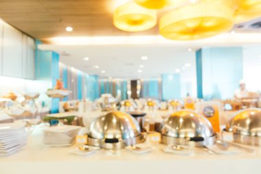 Soyut bulanıklık ve ufuk restoran ve kafe