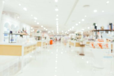 Bokeh ve ufuk alışveriş merkezi ile soyut bulanıklık