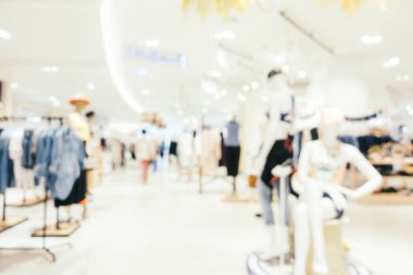 Soyut bulanıklık ve bokeh depa alışveriş merkezi iç defocused