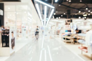 Soyut bulanıklık ve bokeh depa alışveriş merkezi iç defocused