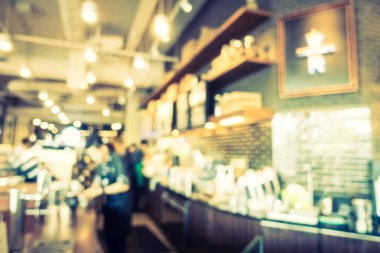 Soyut bulanıklık ve ufuk kafe Cafe iç