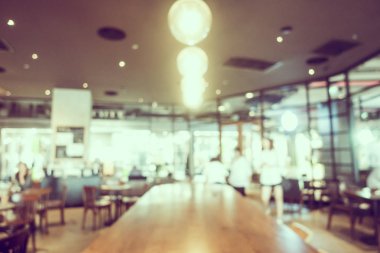 Soyut bulanıklık ve ufuk kafe Cafe iç