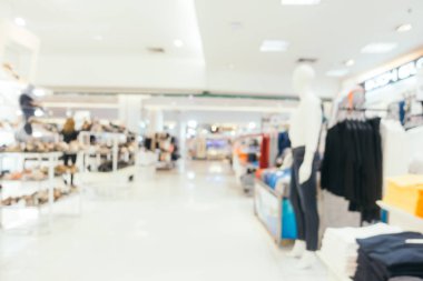 Bokeh ve ufuk alışveriş merkezi ile soyut bulanıklık