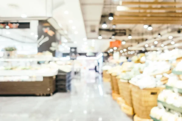 Resumo blur interior de supermercado — Fotografia de Stock