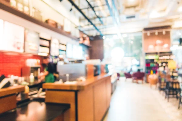 Cafetería abstracta borrosa y desenfocada con restaurante — Foto de Stock