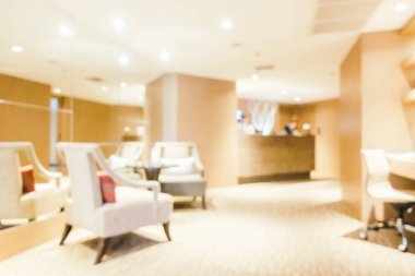 Soyut bulanıklık ve ufuk lüks otel iç
