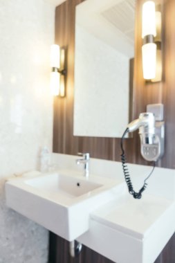 Soyut bulanıklık ve ufuk banyo ve tuvalet iç