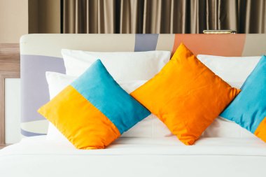 Yastık yatak yatak odası dekorasyon iç