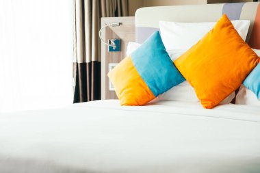 Yastık yatak yatak odası dekorasyon iç