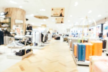 Soyut bulanıklık ve bokeh depa alışveriş merkezi iç defocused