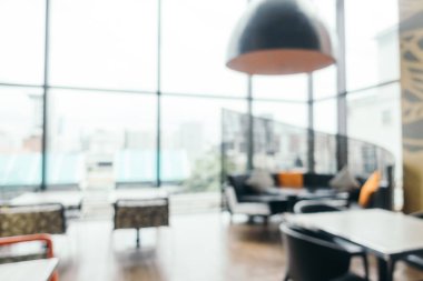 Soyut bulanıklık ve ufuk restoran ve kahve iç