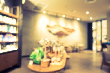 Soyut bulanıklık ve ufuk restoran ve kahve iç