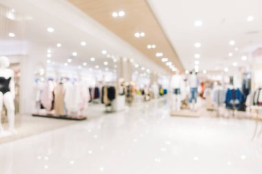 Bokeh ve ufuk alışveriş merkezi ile soyut bulanıklık