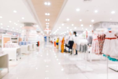 Bokeh ve ufuk alışveriş merkezi ile soyut bulanıklık