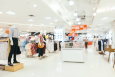 Bokeh ve ufuk alışveriş merkezi ile soyut bulanıklık