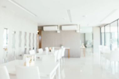 Bokeh ve ufuk kafe ve restoran ile soyut bulanıklık