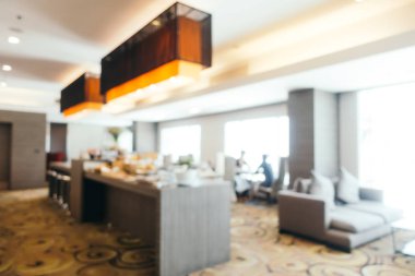 Soyut bulanıklık ve ufuk otel ve lobi salonu