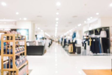 Bokeh ve ufuk alışveriş merkezi ile soyut bulanıklık