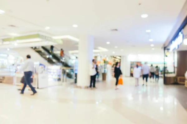 Borrão abstrato com bokeh e shopping center desfocado — Fotografia de Stock