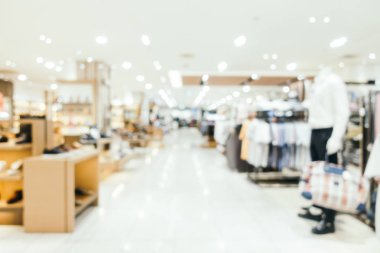 Soyut bulanıklık ve ufuk alışveriş merkezi mağazası