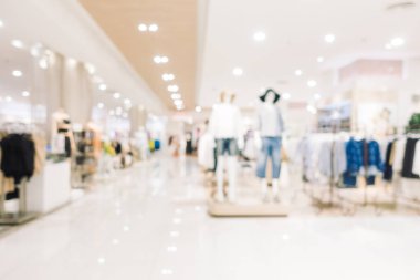 Bokeh ve ufuk alışveriş merkezi ile soyut bulanıklık