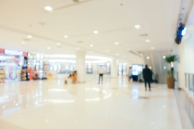 Bokeh ve ufuk alışveriş merkezi ile soyut bulanıklık