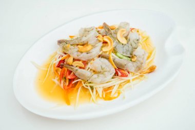 Yeşil papaya salatası