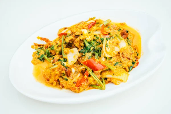 Curry de crabe frit en poudre — Photo