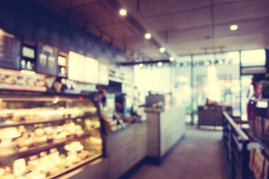 Soyut bulanıklık ve ufuk kafe Cafe