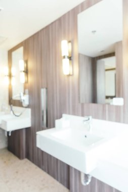 Soyut bulanıklık ve ufuk banyo ve tuvalet iç