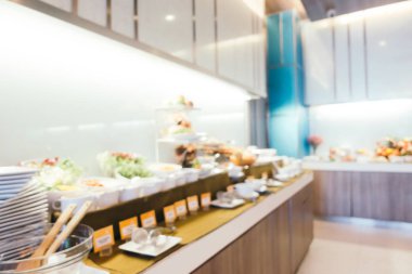 Soyut bulanıklık ve ufuk restoran ve kafe