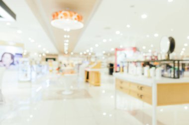 Bokeh ve ufuk alışveriş merkezi ile soyut bulanıklık