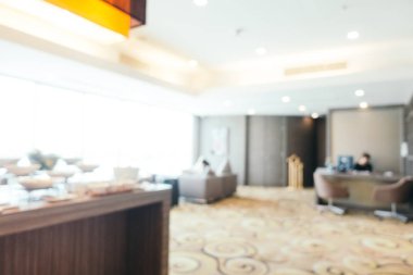 Soyut bulanıklık ve ufuk otel ve lobi salonu