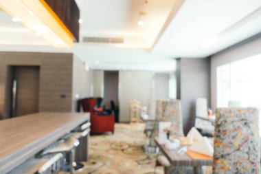 Soyut bulanıklık ve ufuk otel ve lobi salonu