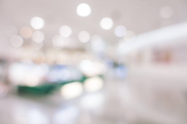 Bokeh ve ufuk alışveriş merkezi ile soyut bulanıklık