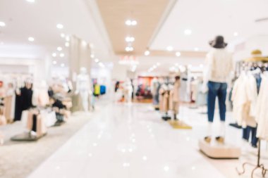 Bokeh ve ufuk alışveriş merkezi ile soyut bulanıklık