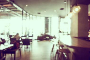Soyut bulanıklık ve ufuk kafe Cafe iç