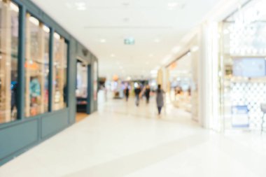 Bokeh ve ufuk alışveriş merkezi ile soyut bulanıklık