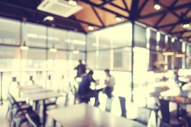 Soyut bulanıklık ve ufuk kafe Cafe iç