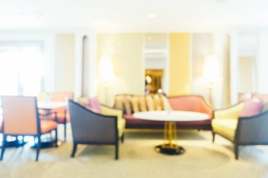 Soyut bulanıklık ve ufuk otel looby ve salon