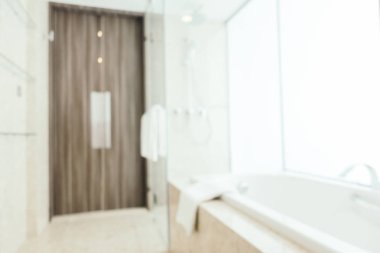 Soyut bulanıklık ve ufuk banyo ve tuvalet iç