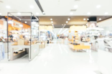 Soyut bulanıklık ve ufuk alışveriş merkezi mağazası