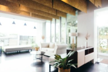 Bulanıklık otel lobi iç yaşam alanı