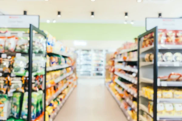Abstract blur and defocused convenience and supermarket store — Stock Photo, Image