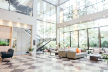 Bulanıklık otel lobi iç yaşam alanı