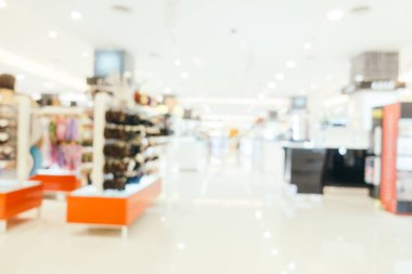 Soyut bulanıklık ve ufuk alışveriş merkezi mağazası