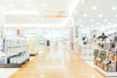Soyut bulanıklık ve ufuk alışveriş merkezi mağazası