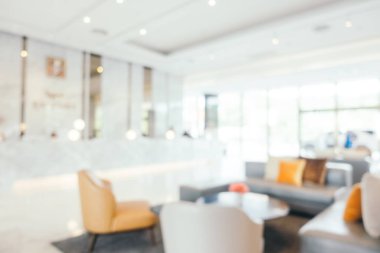 Bulanıklık otel lobi iç yaşam alanı