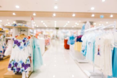 Bokeh ve ufuk alışveriş merkezi ile soyut bulanıklık